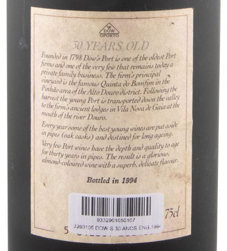 Dow's 30 years Port (bottled in 1994)