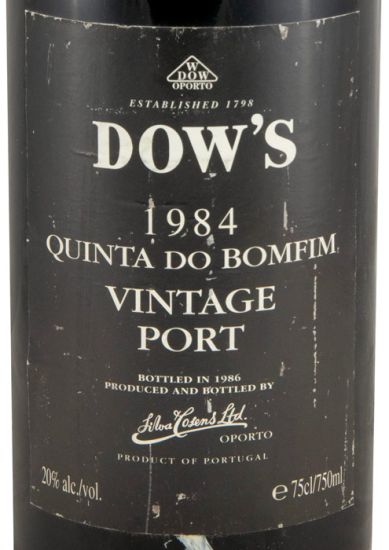 1984 Dow's Quinta do Bomfim Vintage Porto