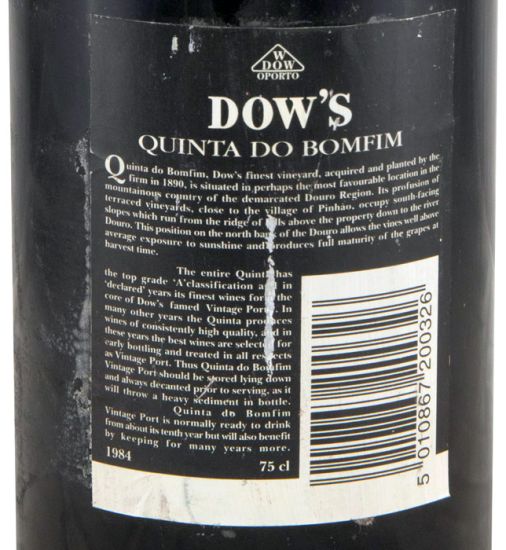 1984 Dow's Quinta do Bomfim Vintage Porto