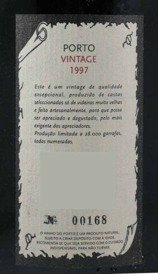 1997 Quinta do Estanho Vintage Porto
