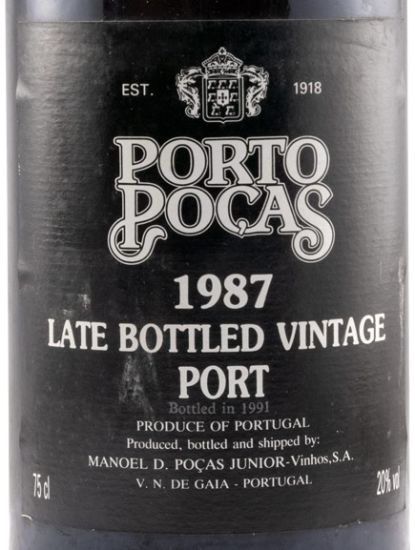 1987 Poças LBV Porto