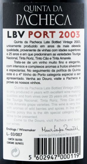 2003 Pacheca LBV Porto