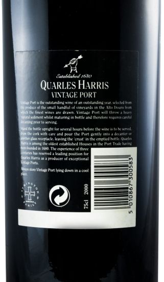 2000 Quarles Harris Vintage Porto