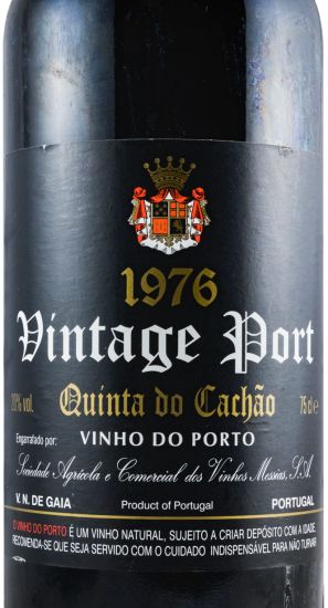 1976 Messias Quinta do Cachão Vintage Porto
