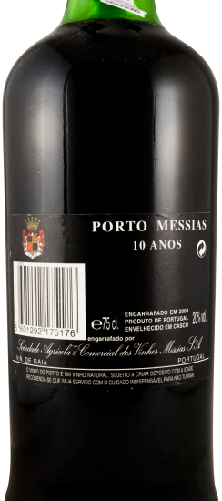 Messias 10 anos Porto (garrafa pirogravada a ouro)