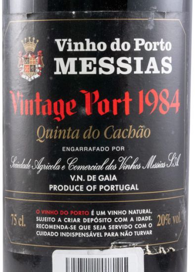 1984 Messias Quinta do Cachão Vintage Porto