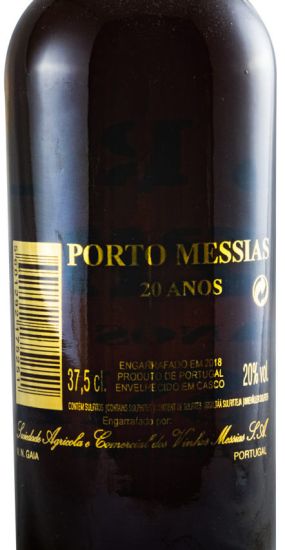 Messias 20 years Port (bottle with gold laser engraving) 37.5cl