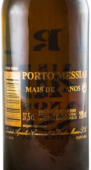 Messias +40 years Port (bottle with gold laser engraving) 37.5cl