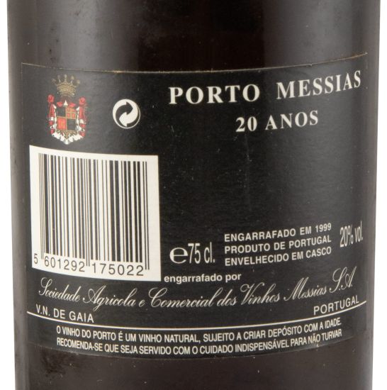 Messias Pirogravada 20 anos Porto (engarrafado em 1999)