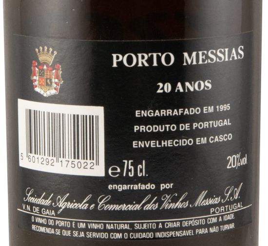 Messias Pirogravada 20 anos Porto (engarrafado em 1995)