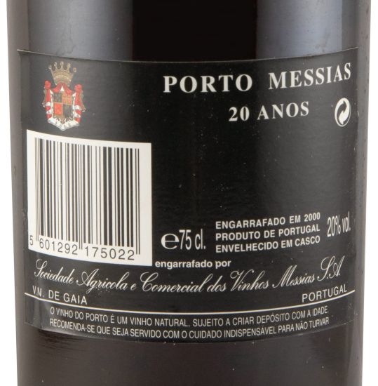 Messias Pirogravada 20 anos Porto (engarrafado em 2000)