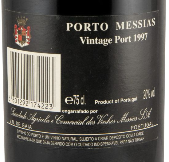 1997 Messias Quinta do Cachão Vintage Porto
