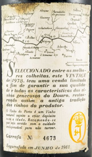 1978 Quinta do Infantado Vintage Porto