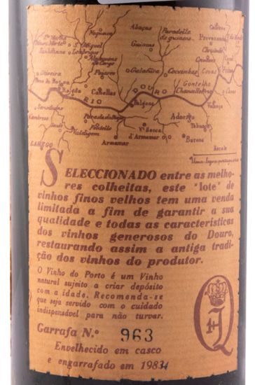 Quinta do Infantado Tawny Porto (garrafa n.º 963)