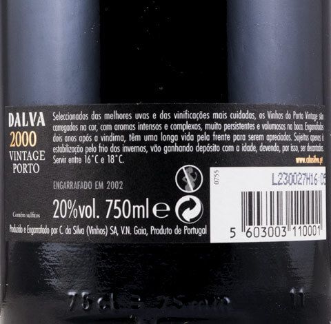 2000 Dalva Vintage Port