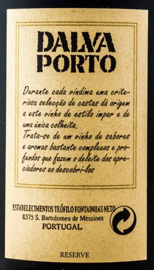 1969 Dalva Reserve Port