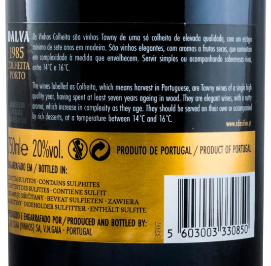 1985 Dalva Colheita Porto