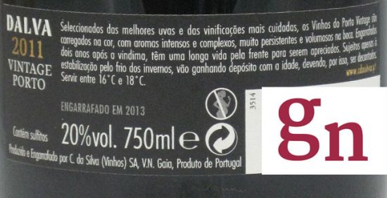 2011 Dalva Vintage Porto