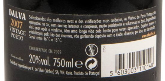 2007 Dalva Vintage Porto