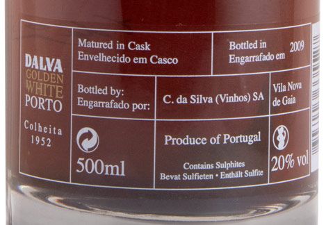 1952 Dalva Golden White Colheita Porto 50cl