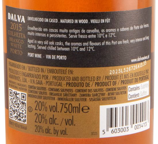 2015 Dalva Colheita White Porto