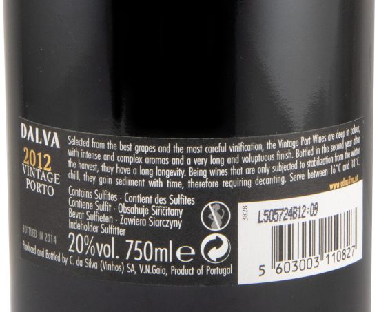 2012 Dalva Vintage Port