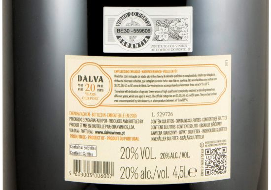 Dalva 20 anos Porto 4,5L