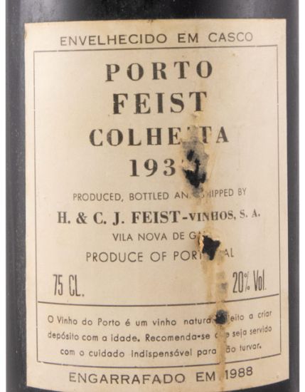 1938 Feist Colheita Port