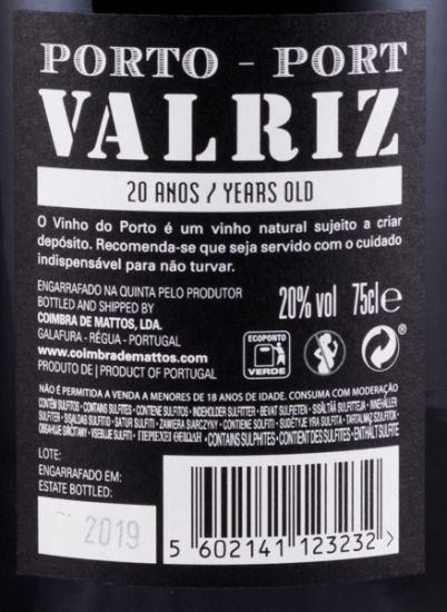 Valriz 20 years Port
