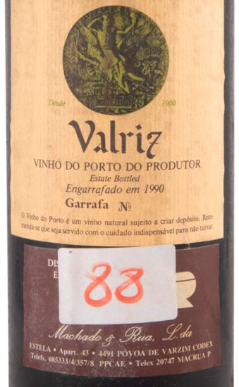 Valriz 20 anos Porto (engarrafado em 1990)