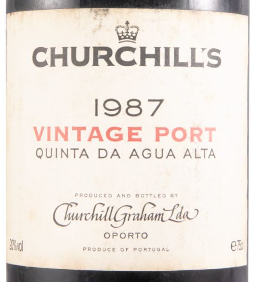 1987 Churchill's Água Alta Vintage Porto