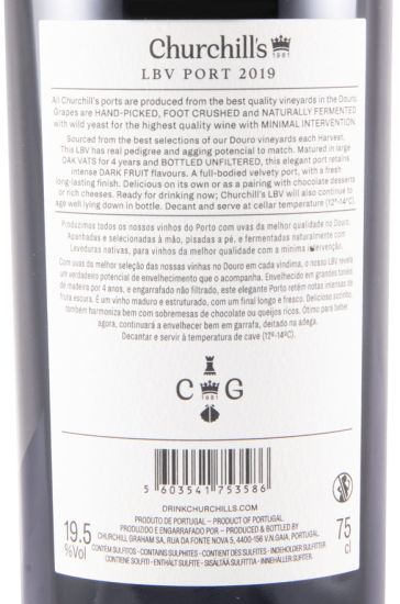 2019 Churchill's LBV Porto