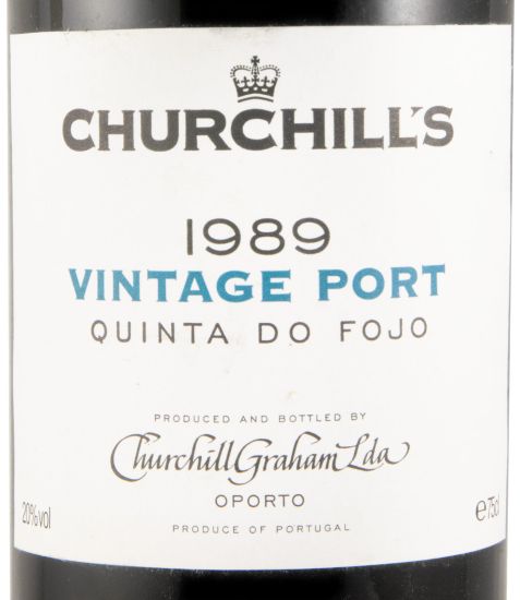 1989 Churchill's Fojo Single Quinta Vintage Port