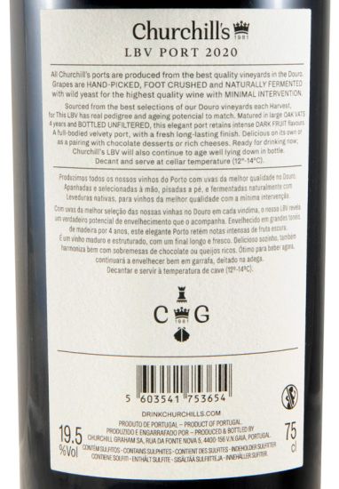 2020 Churchill's LBV Porto