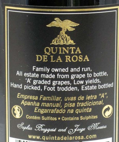 2011 Quinta de La Rosa Vintage porto