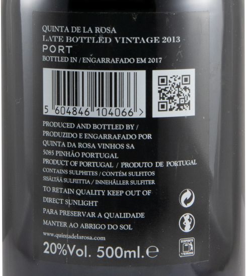 2013 Quinta de La Rosa LBV Port
