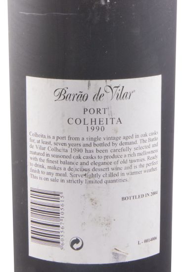 1990 Barão de Vilar Colheita Port