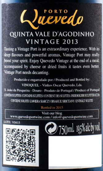 2013 Quevedo Vintage Port