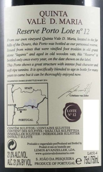 Quinta Vale D. Maria Lote 12 Reserva Porto