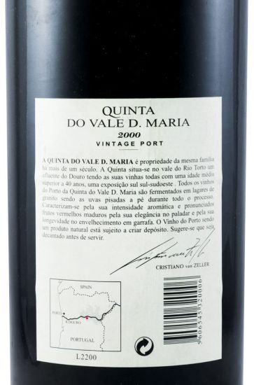 2000 Quinta Vale D. Maria Vintage Porto