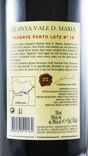Quinta Vale D. Maria Lote 16 Reserva Porto
