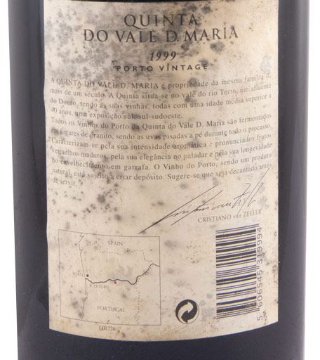 1999 Quinta Vale D. Maria Vintage Porto