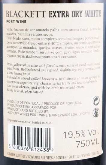 Blackett Extra Dry White Porto