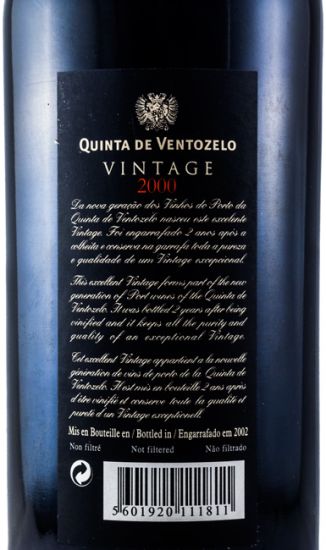 2000 Quinta de Ventozelo Vintage Porto