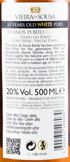 Vieira de Sousa 10 anos White Port