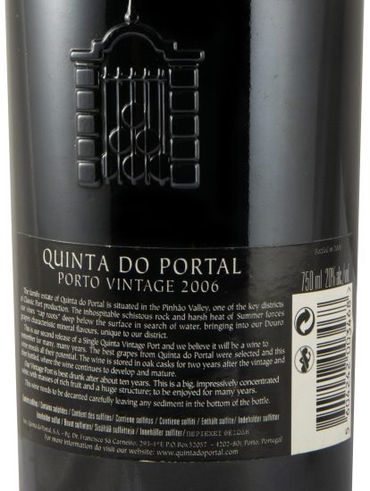 2006 Quinta do Portal Vintage Porto