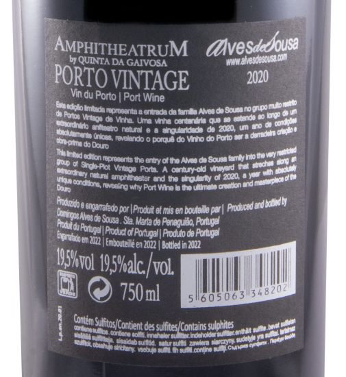 2020 Amphitheatrum by Quinta da Gaivosa Vintage Porto