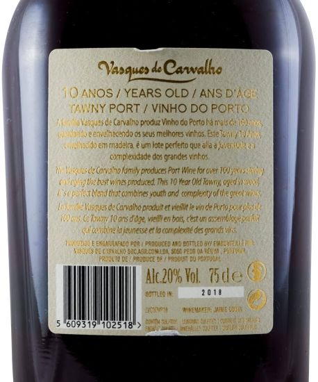 Vasques de Carvalho 10 years Port