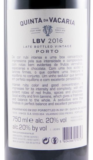 2016 Quinta da Vacaria LBV Porto