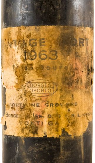 1963 Borges Vintage Porto (rótulo danificado)